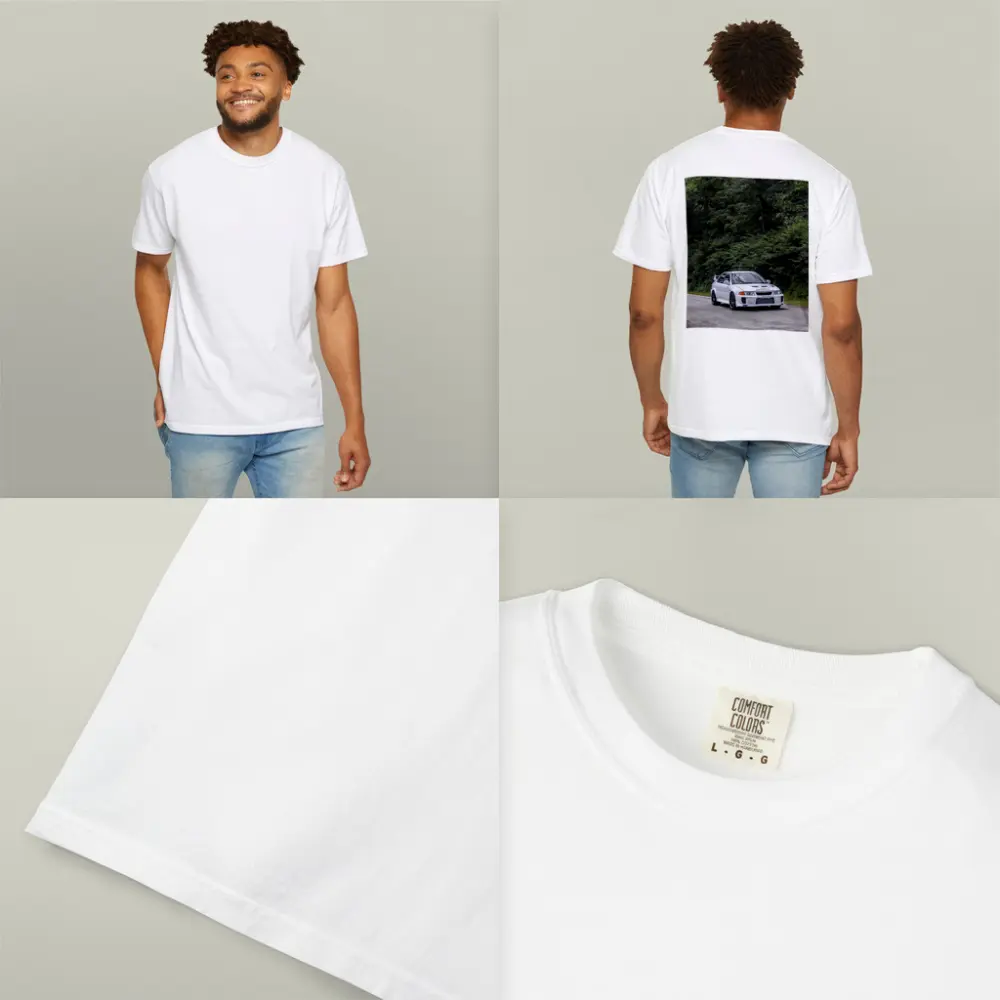 Mitsubishi Lancer Evo White Mountain Road – T-Shirts