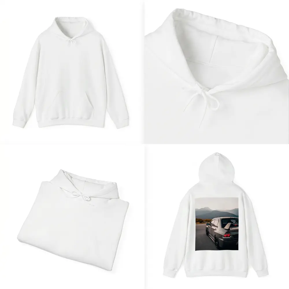 Mitsubishi Lancer Evo Mountain Road Dusk – Hoodies