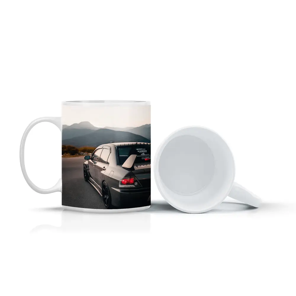 Mitsubishi Lancer Evo Mountain Road Dusk – Mugs