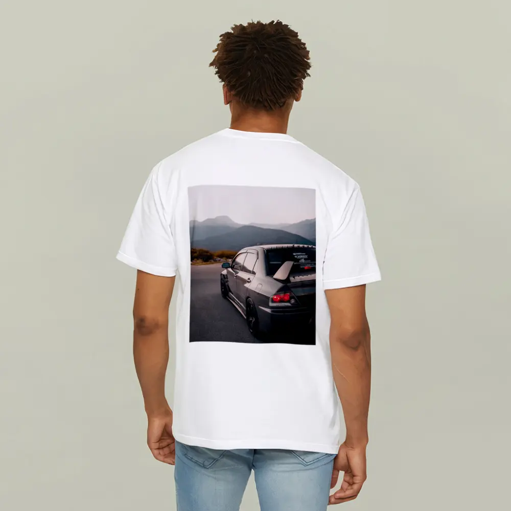 Mitsubishi Lancer Evo Mountain Road Dusk – T-Shirts