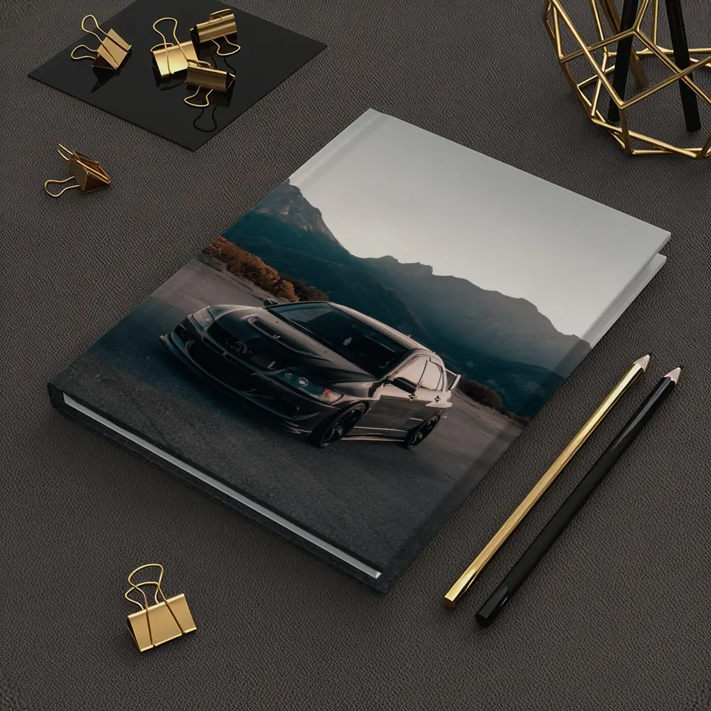 Mitsubishi Lancer Evo Black Mountain Backdrop – Notebooks