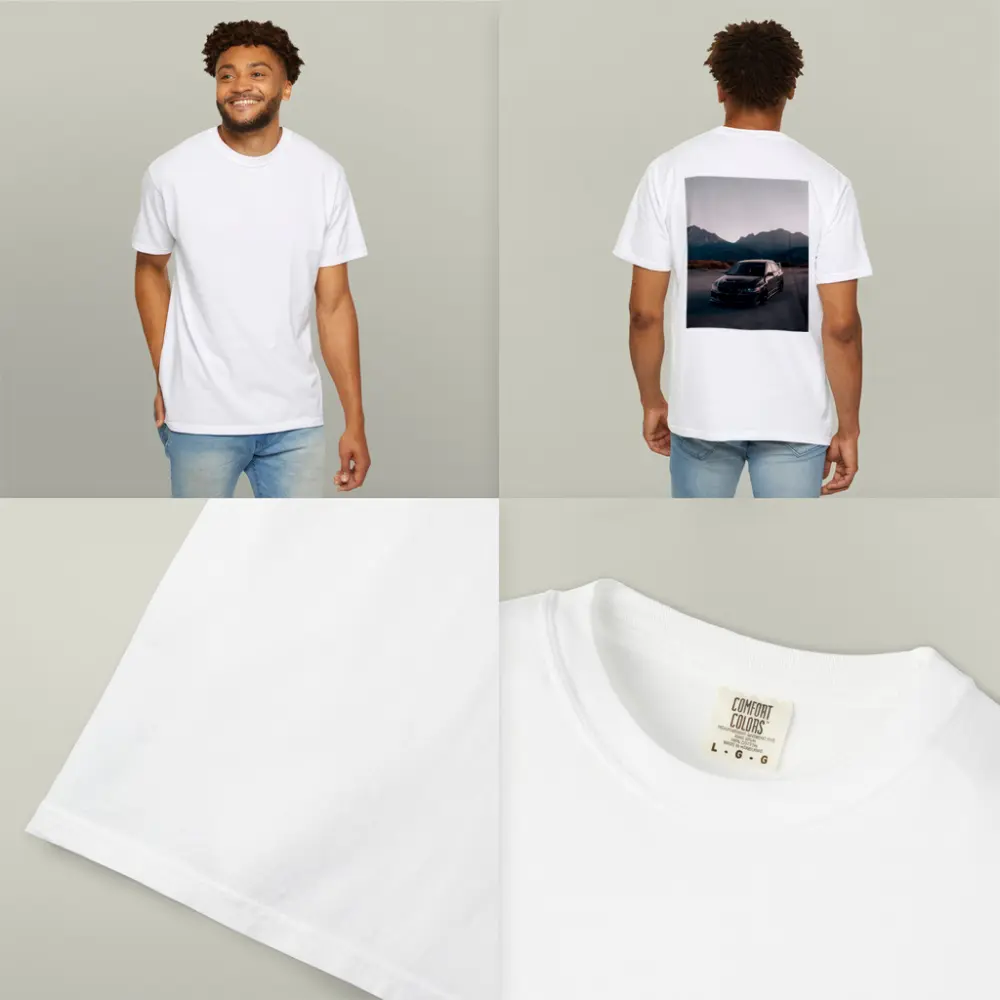 Mitsubishi Lancer Evo Black Mountain Backdrop – T-Shirts