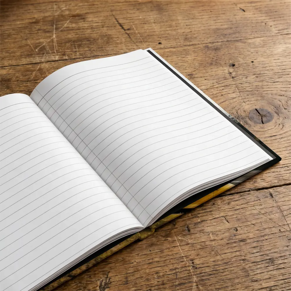 Mitsubishi Lancer Evolution Yellow Mountain Road – Notebooks