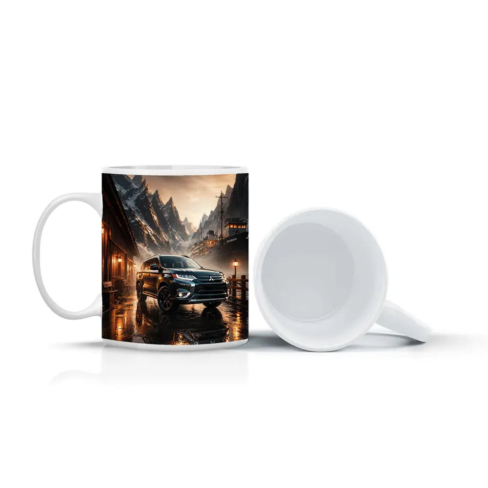 Mitsubishi Outlander SUV Rainy Mountain Dock – Mugs