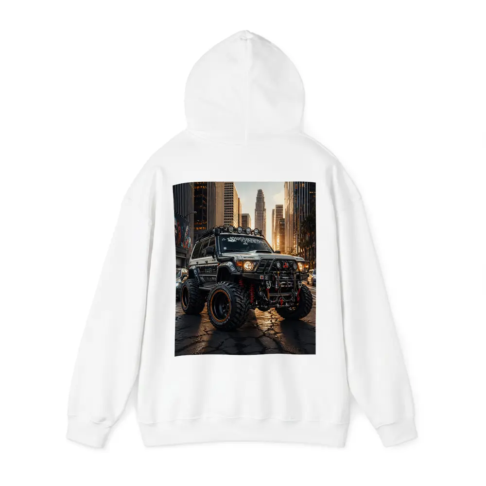 Mitsubishi Pajero Off Road Los Angeles Street – Hoodies
