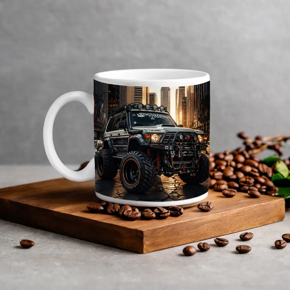 Mitsubishi Pajero Off Road Los Angeles Street – Mugs