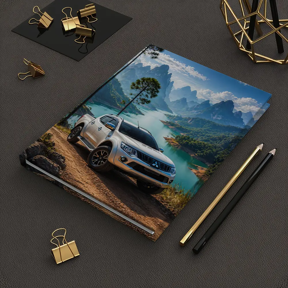 Mitsubishi L200 Triton Mountain River Landscape – Notebooks