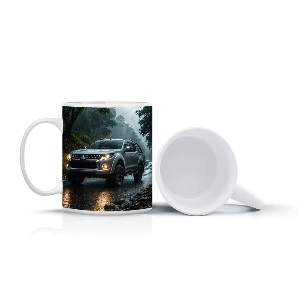 Mitsubishi L200 Triton Rainy Forest Road – Mugs