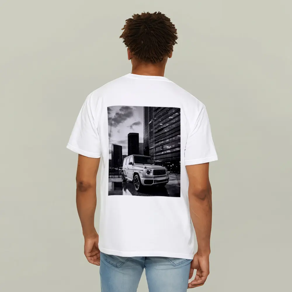 Mercedes G Class Wet City Night Scene – T-Shirts