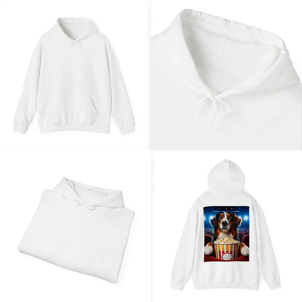 Bernese Mountain Dog Cinema Popcorn Night – Hoodies