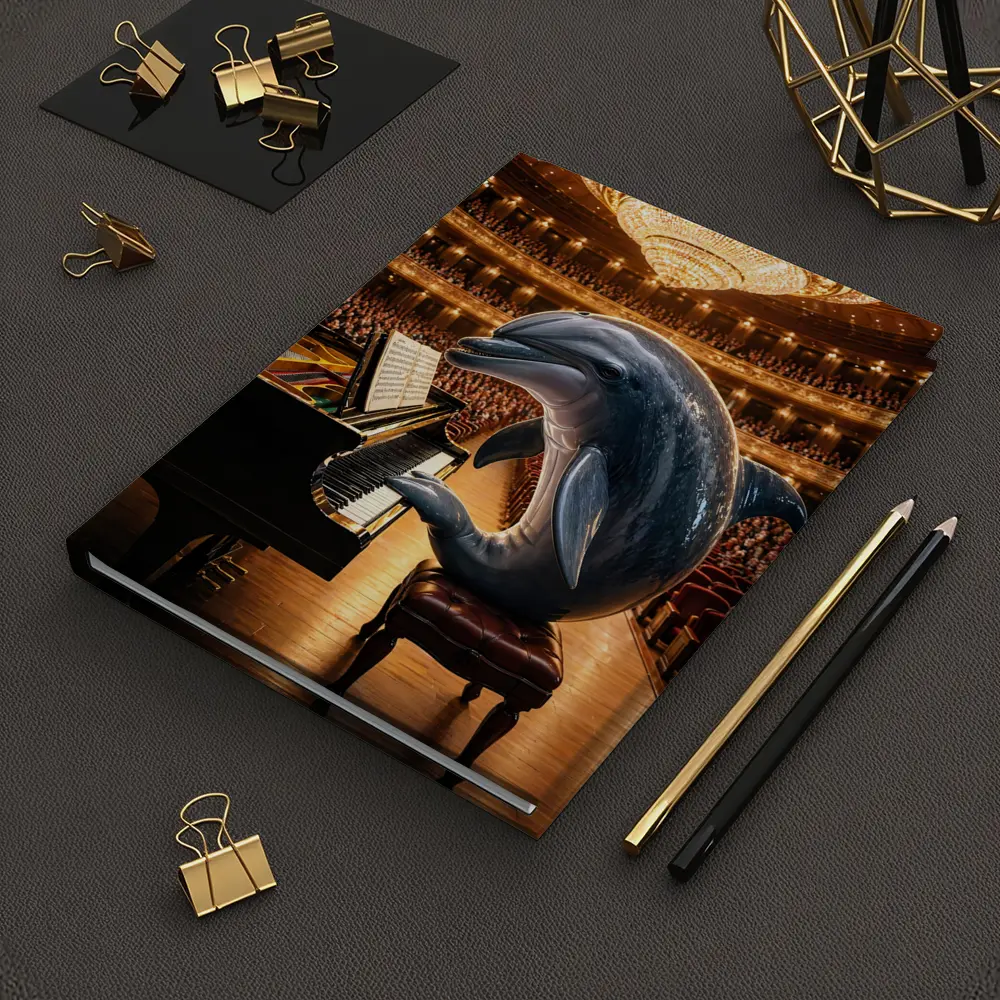 Dolphin Playing Piano Grand Concert Hall – Notebooks
