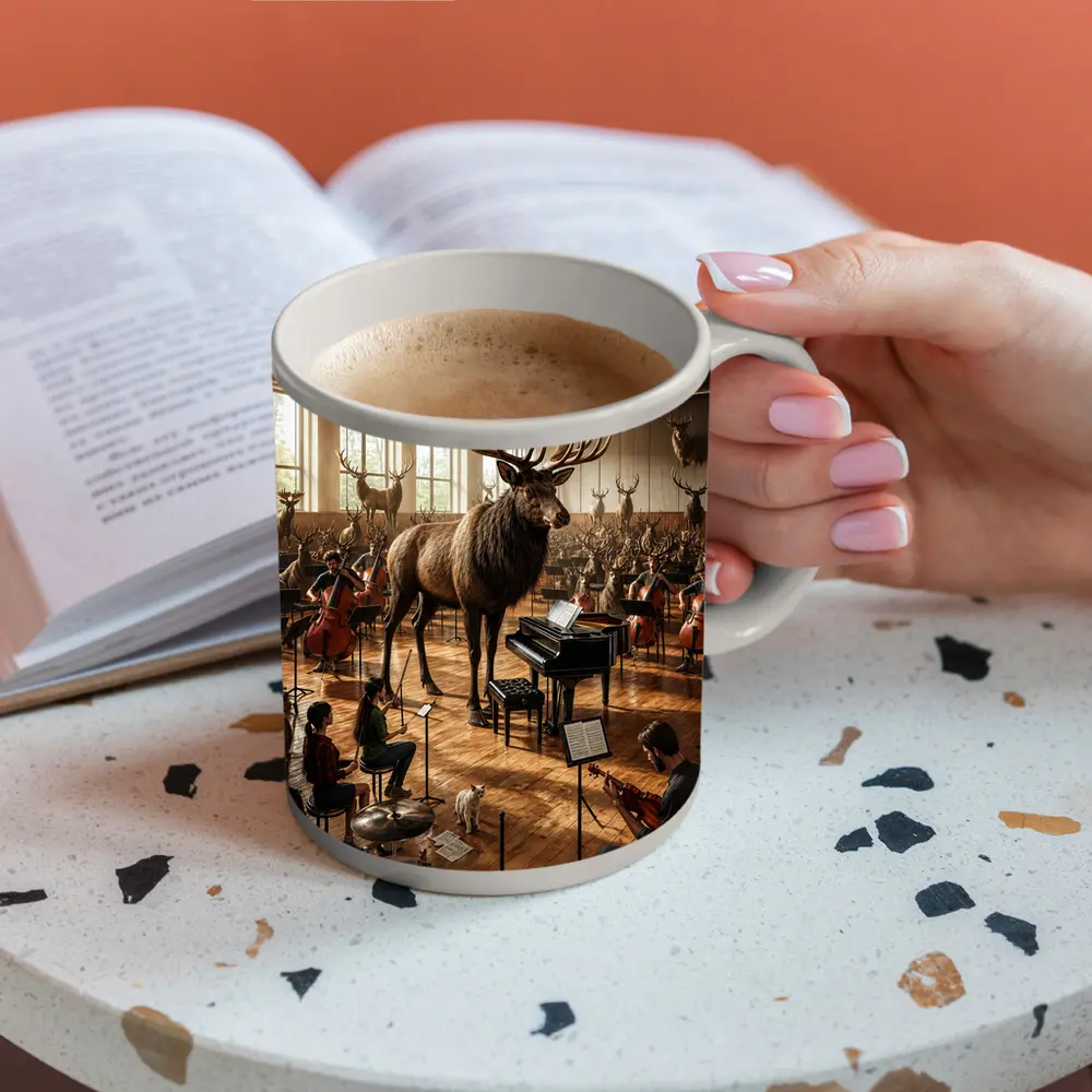 Giant Moose Orchestra Music Studio Scene – Mugs