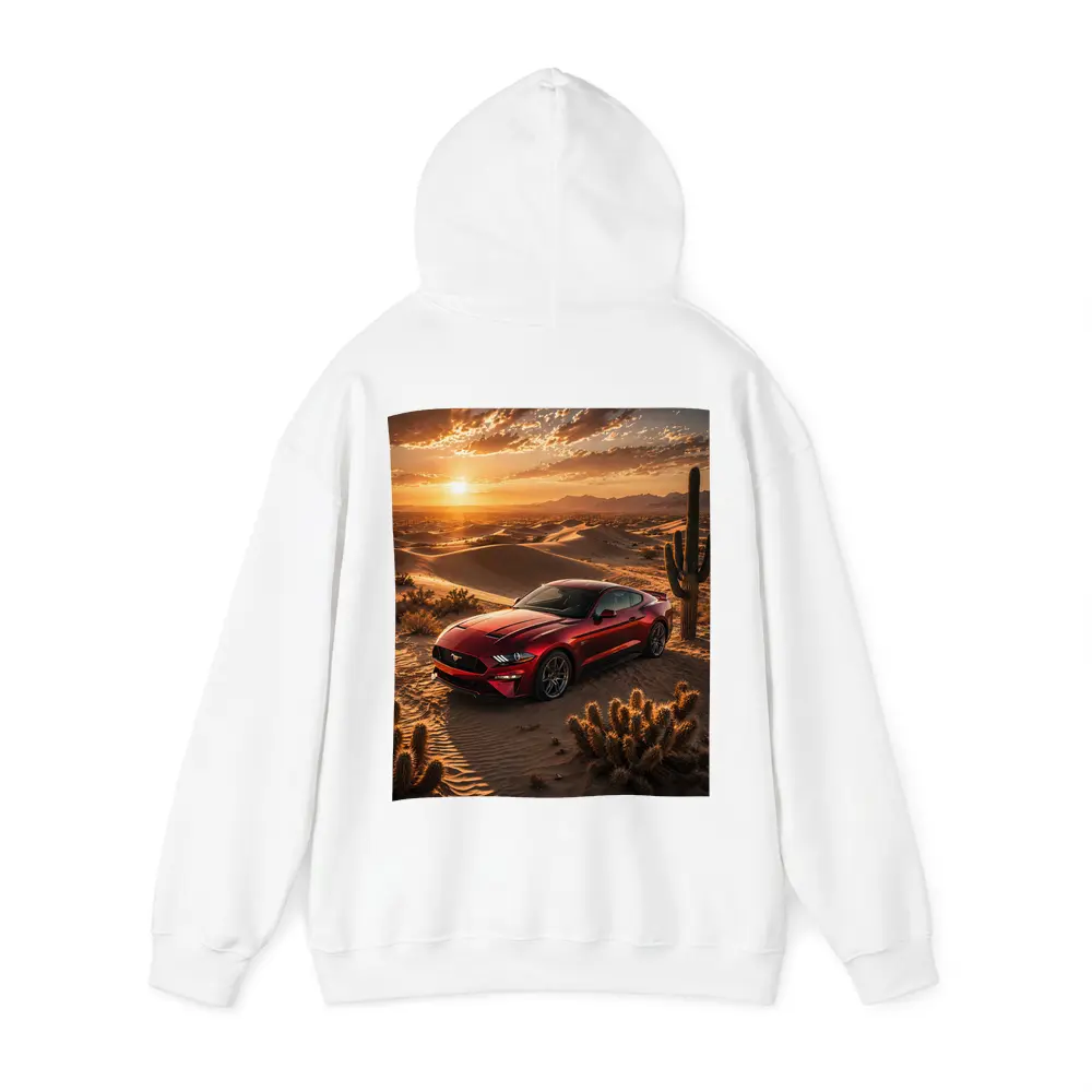 Ford Mustang GT Red Desert Sunset – Hoodies