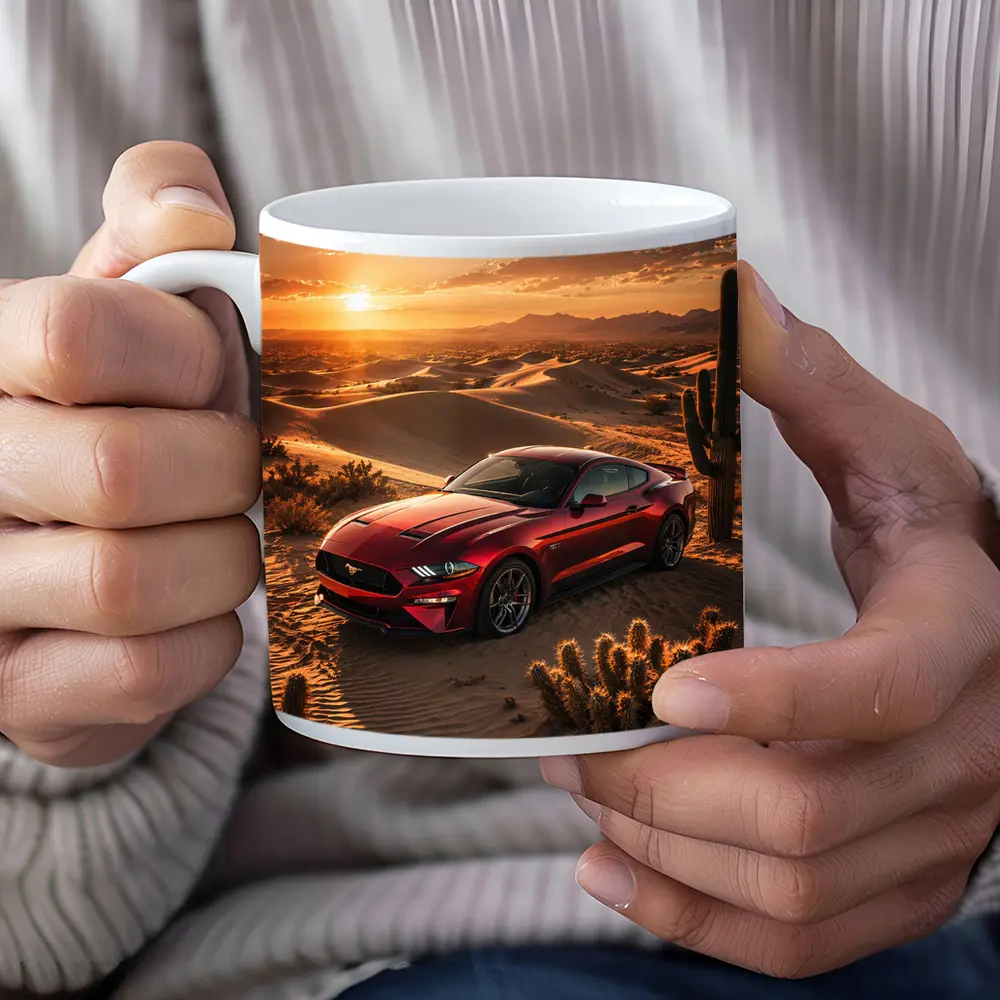 Ford Mustang GT Red Desert Sunset – Mugs