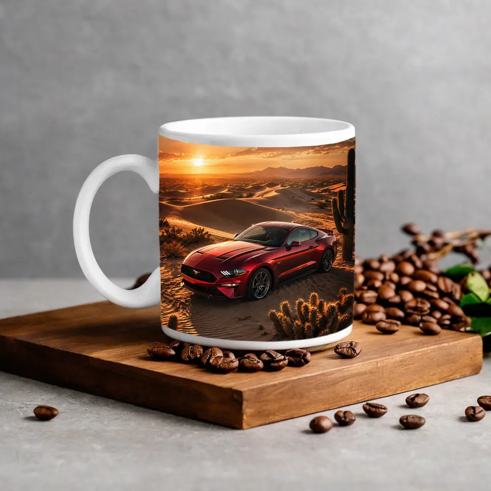 Ford Mustang GT Red Desert Sunset – Mugs