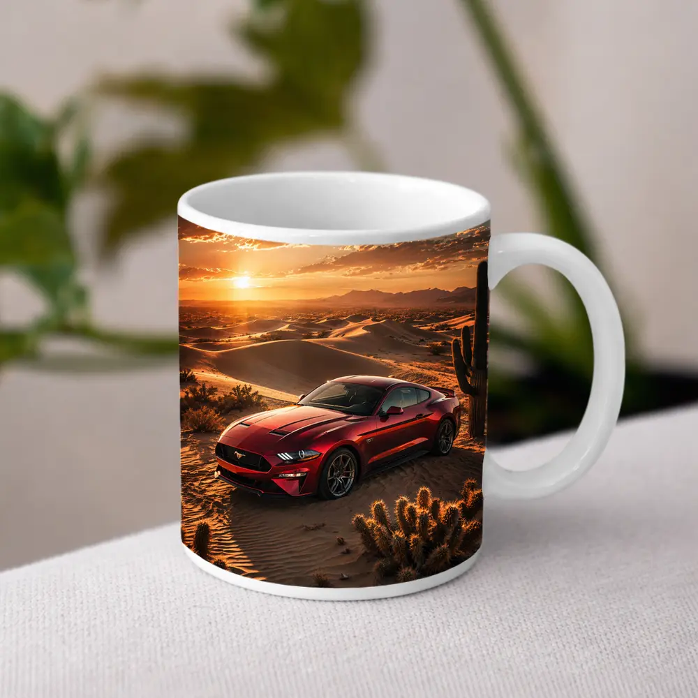 Ford Mustang GT Red Desert Sunset – Mugs
