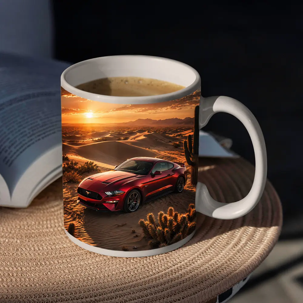 Ford Mustang GT Red Desert Sunset – Mugs