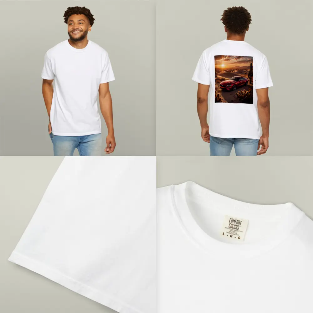 Ford Mustang GT Red Desert Sunset – T-Shirts