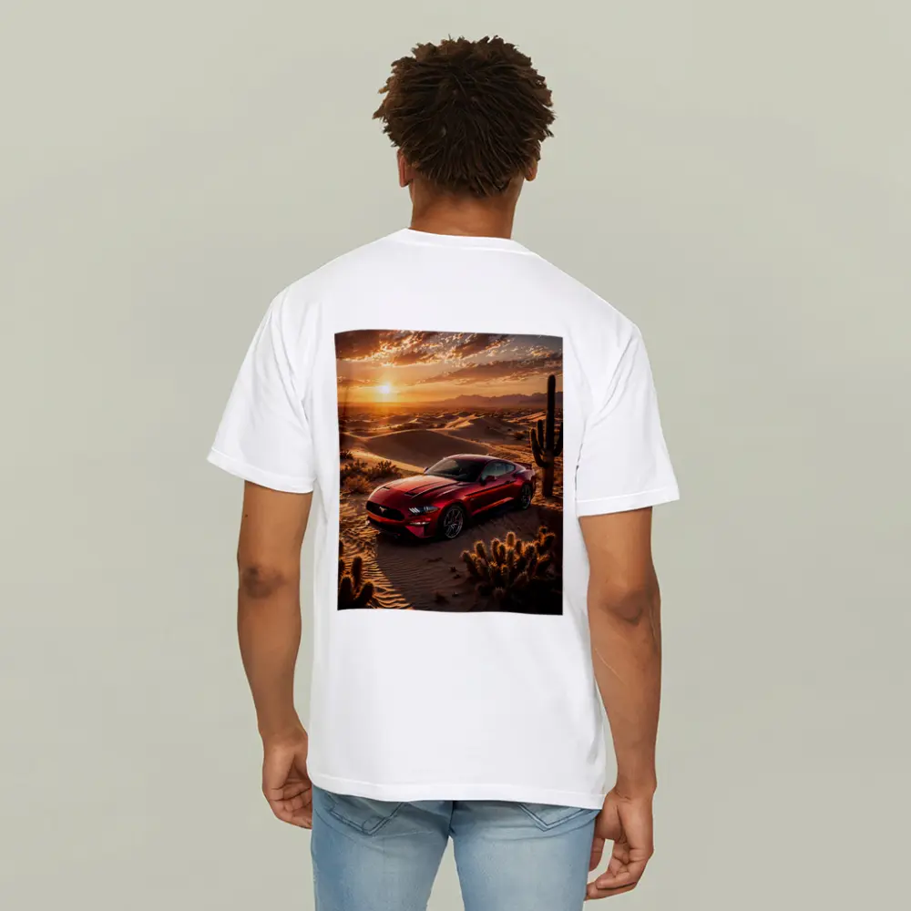 Ford Mustang GT Red Desert Sunset – T-Shirts