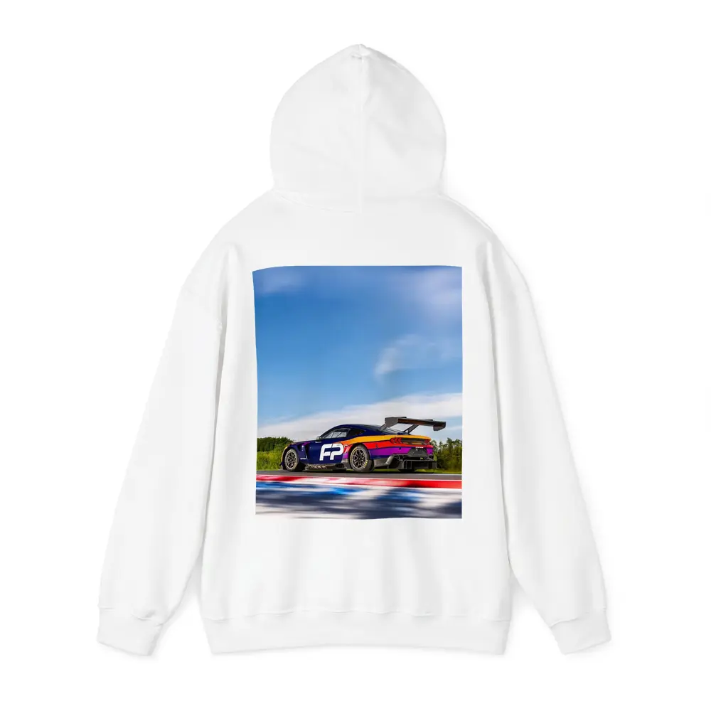 Ford Mustang GT3 Racing on Track – Hoodies