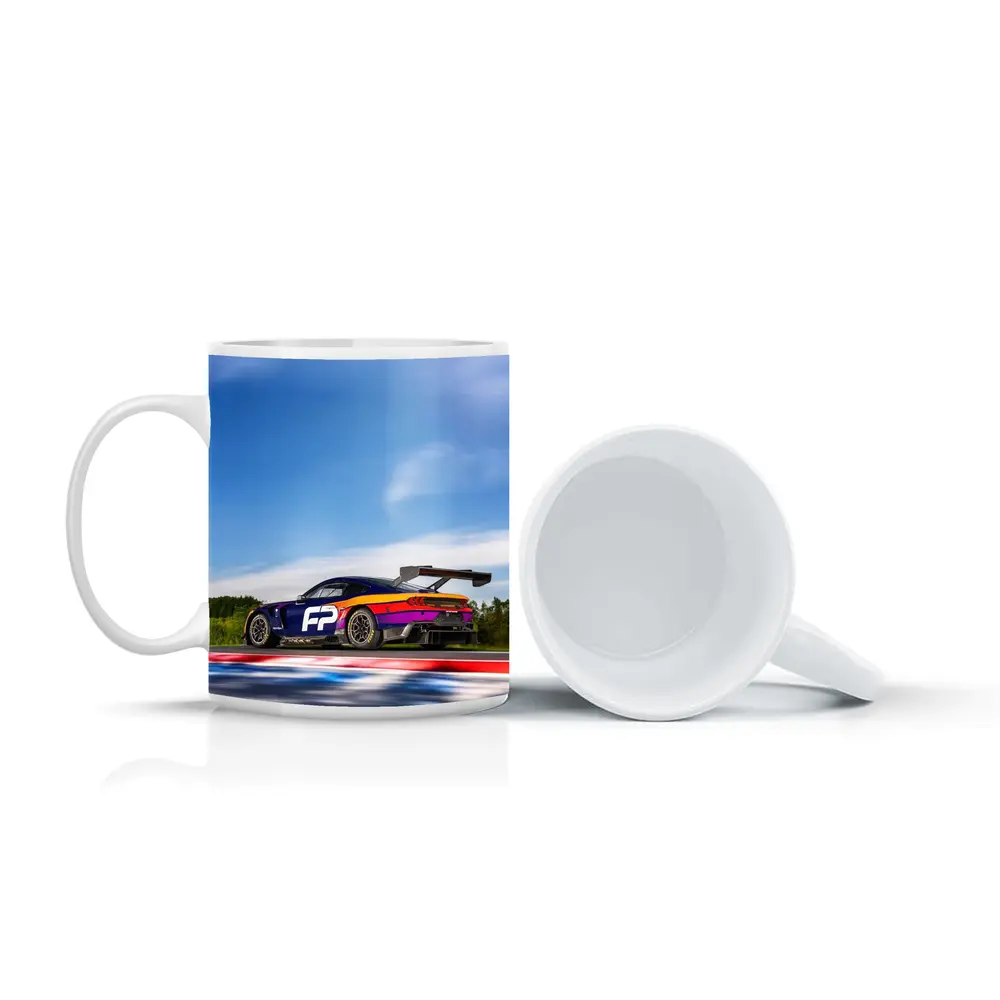 Ford Mustang GT3 Racing on Track – Mugs