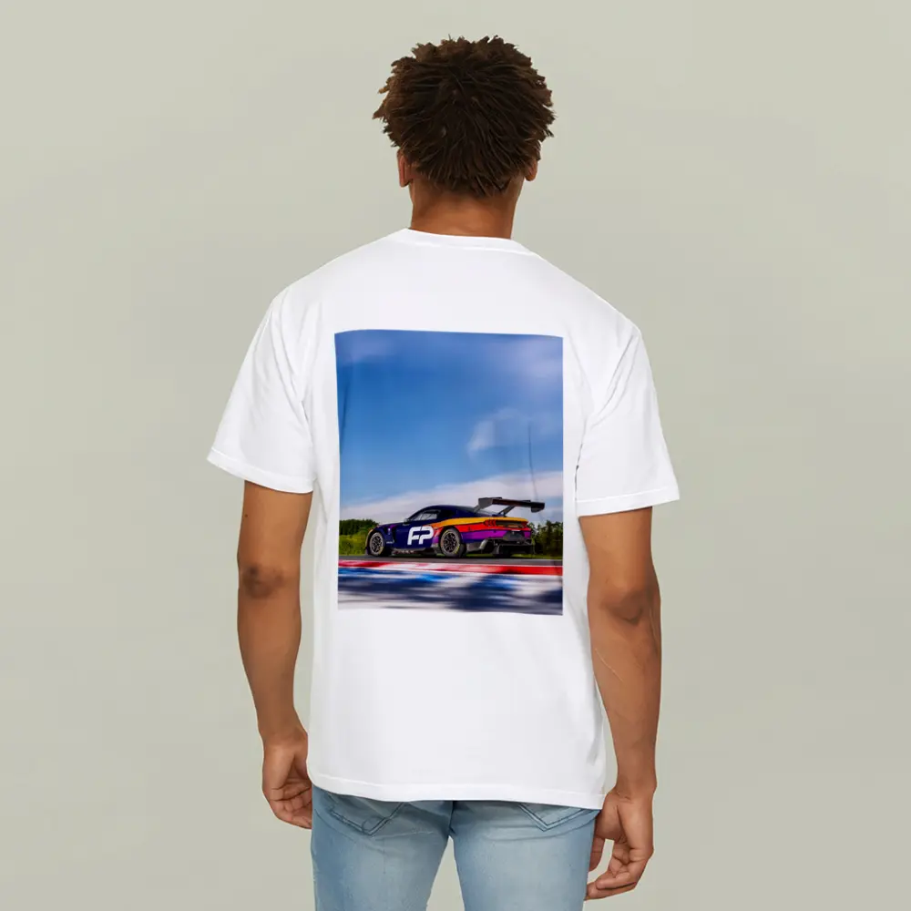 Ford Mustang GT3 Racing on Track – T-Shirts