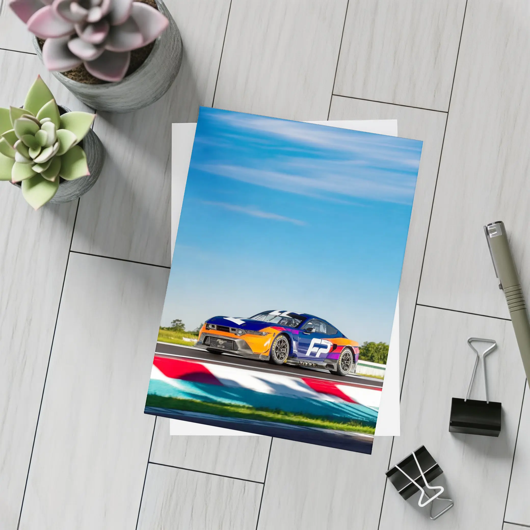 Ford Mustang GT Race Car Track Day – Postcards