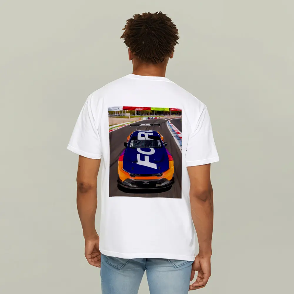 Ford Mustang GT3 Race Car On Track – T-Shirts