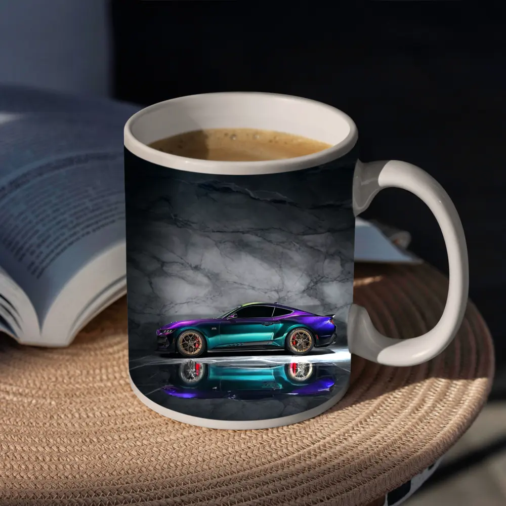 Ford Mustang RTR Purple Teal Studio – Mugs