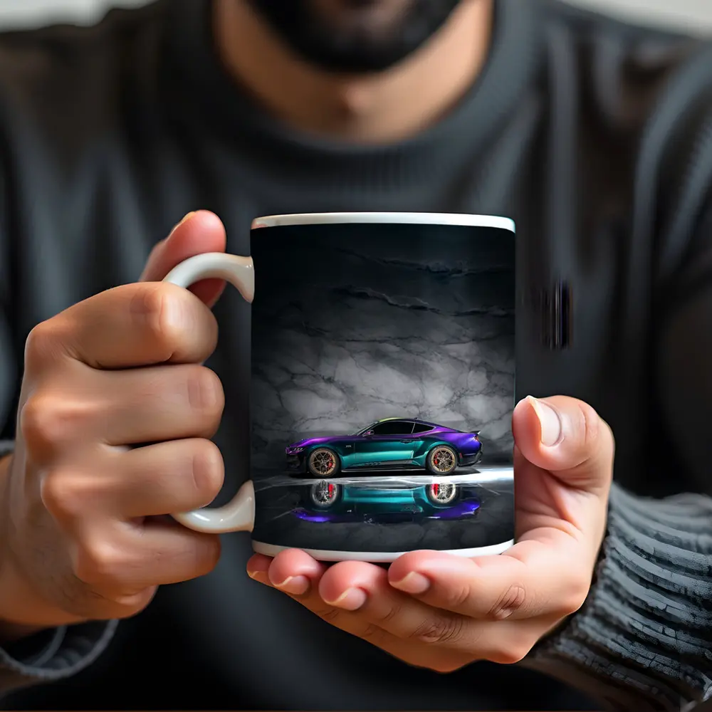 Ford Mustang RTR Purple Teal Studio – Mugs
