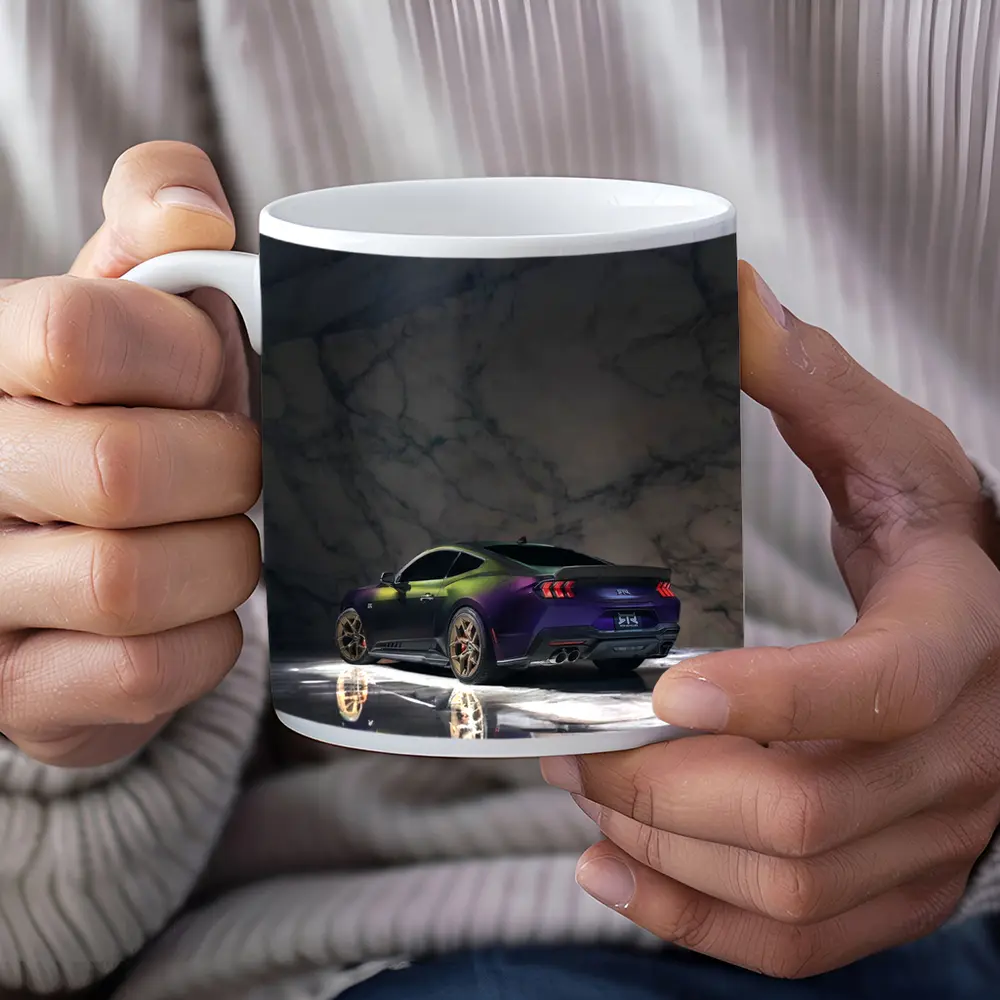 Ford Mustang RTR Purple Gold Marble Studio – Mugs