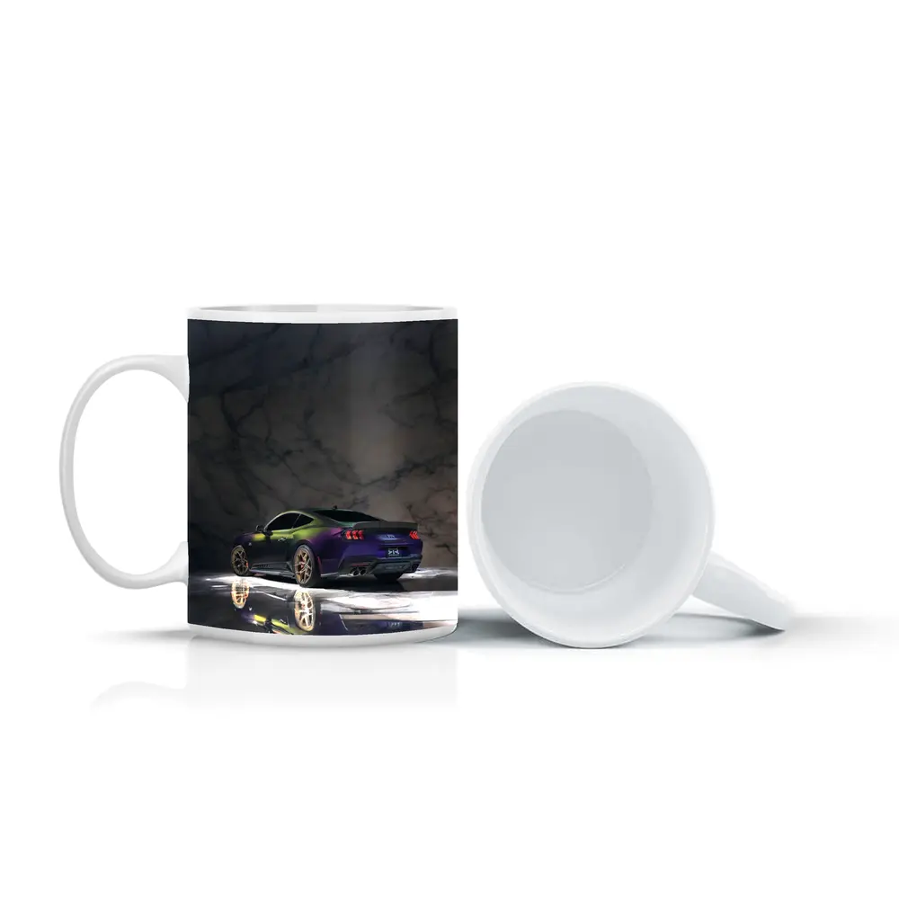 Ford Mustang RTR Purple Gold Marble Studio – Mugs