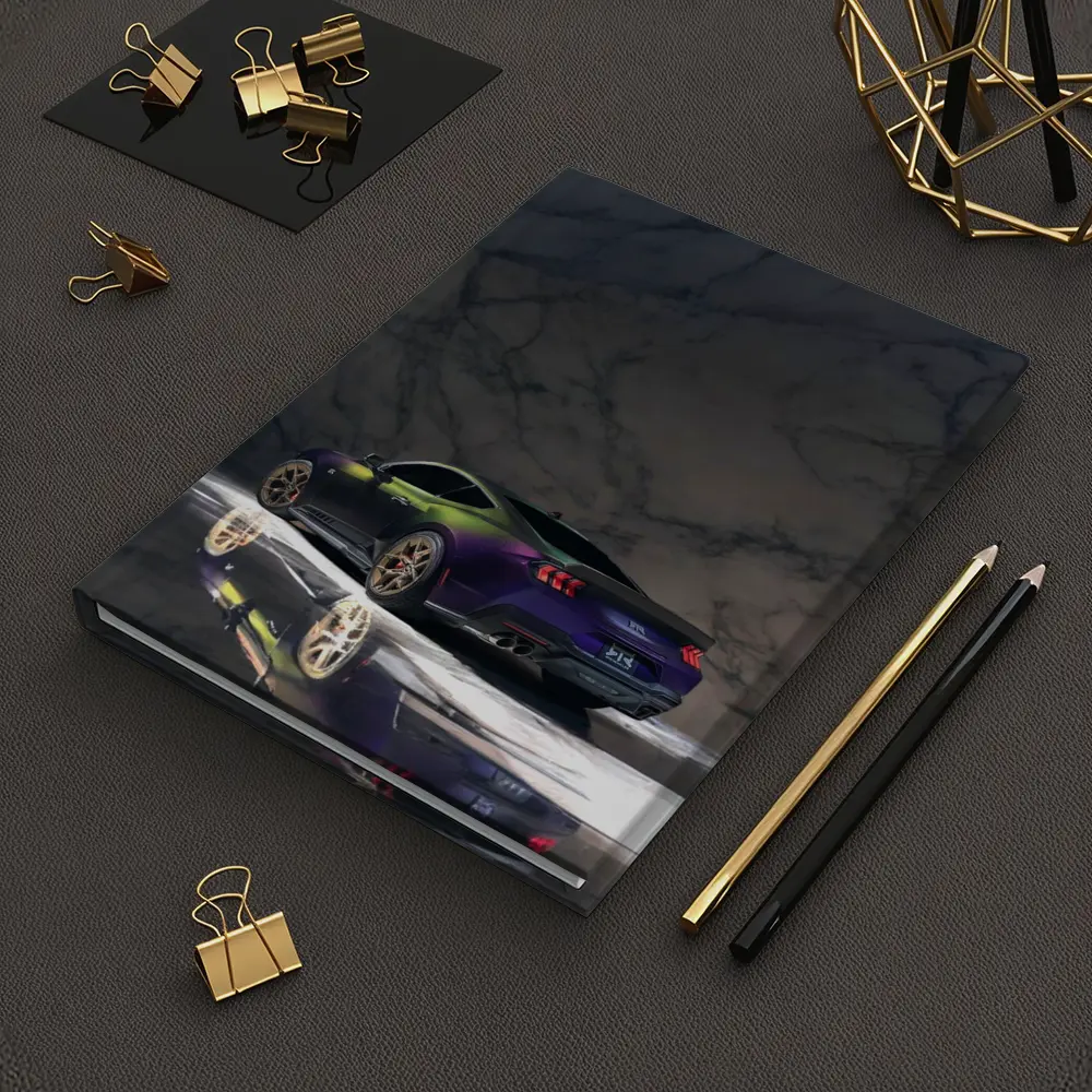 Ford Mustang RTR Purple Gold Marble Studio – Notebooks