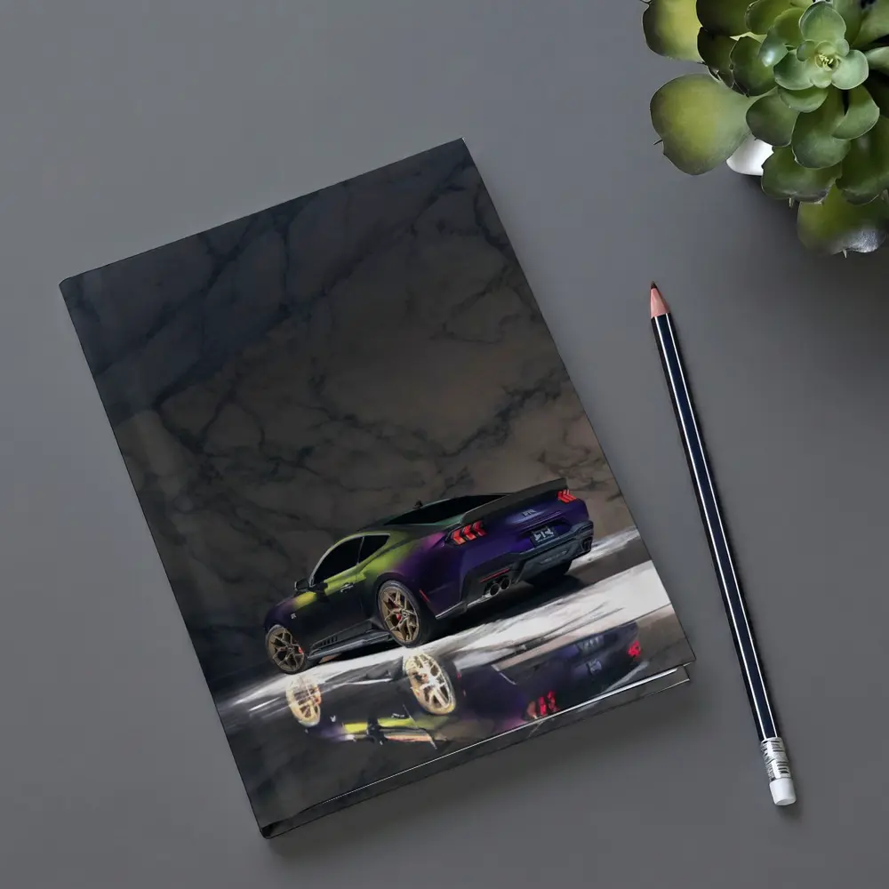 Ford Mustang RTR Purple Gold Marble Studio – Notebooks