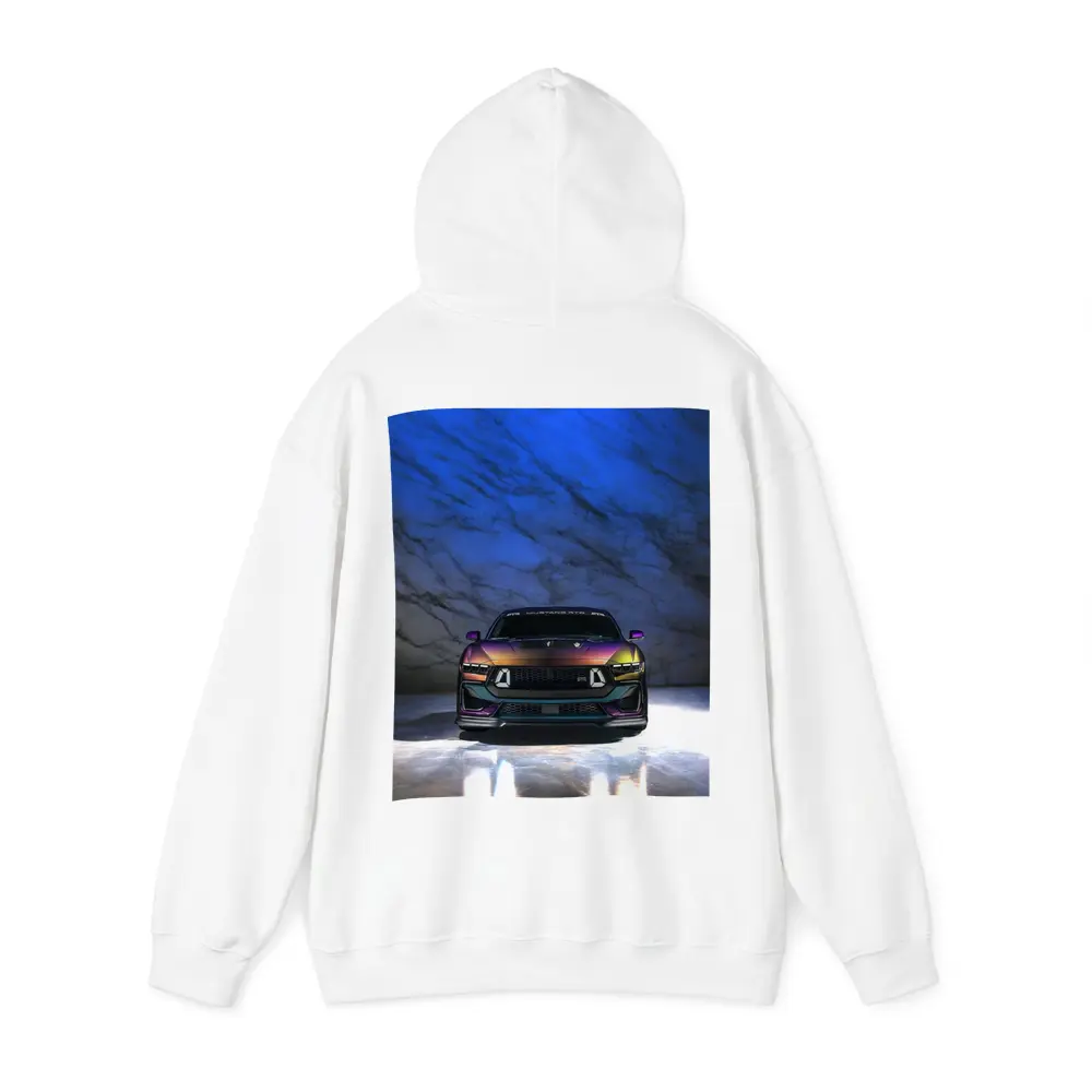 Ford Mustang RTR Multicolor Front Marble Background – Hoodies
