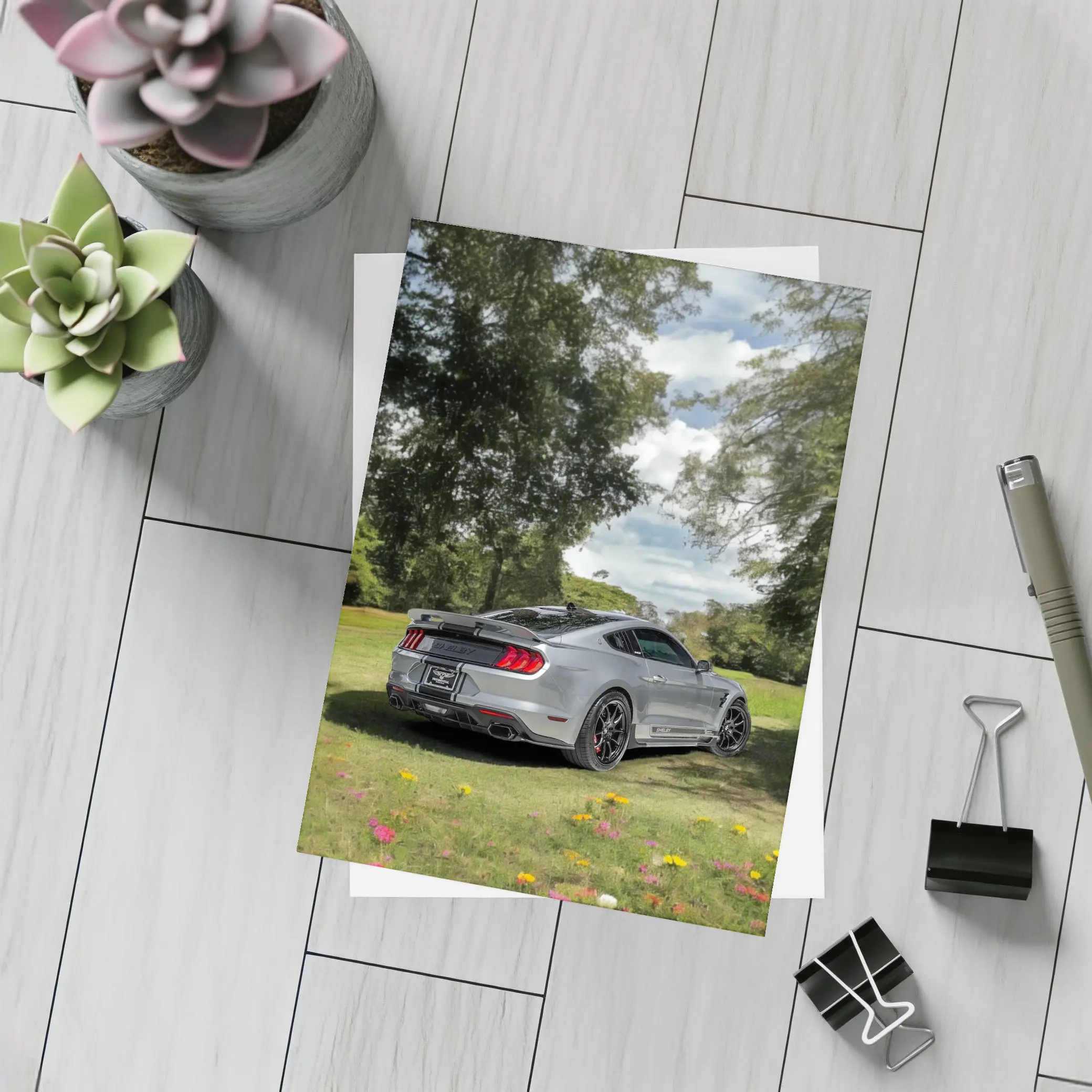 Ford Mustang Shelby GT500 Green Park – Postcards