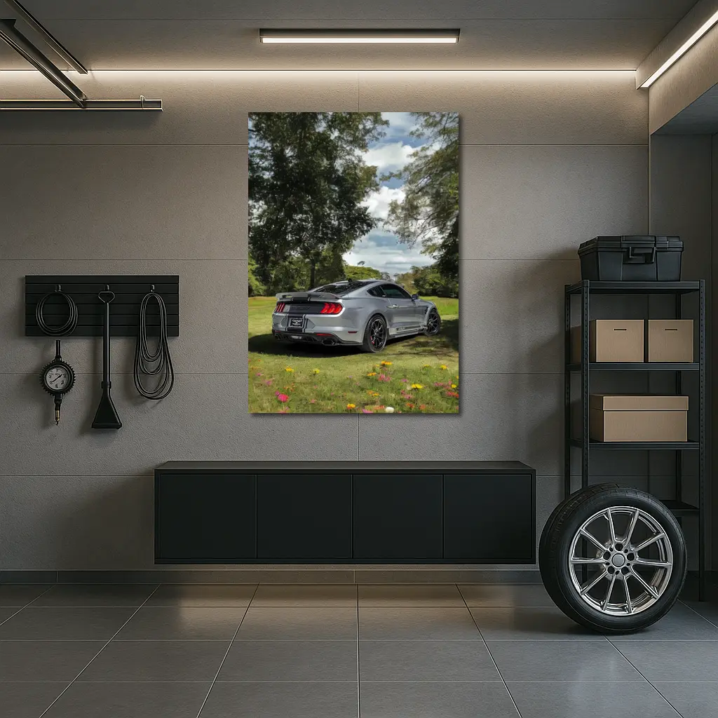 Ford Mustang Shelby GT500 Green Park – Wall Art