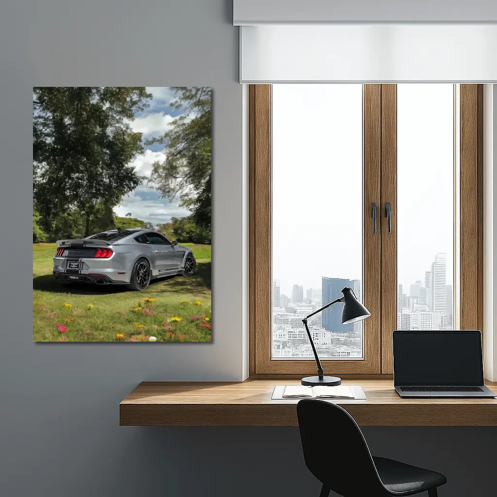 Ford Mustang Shelby GT500 Green Park – Wall Art