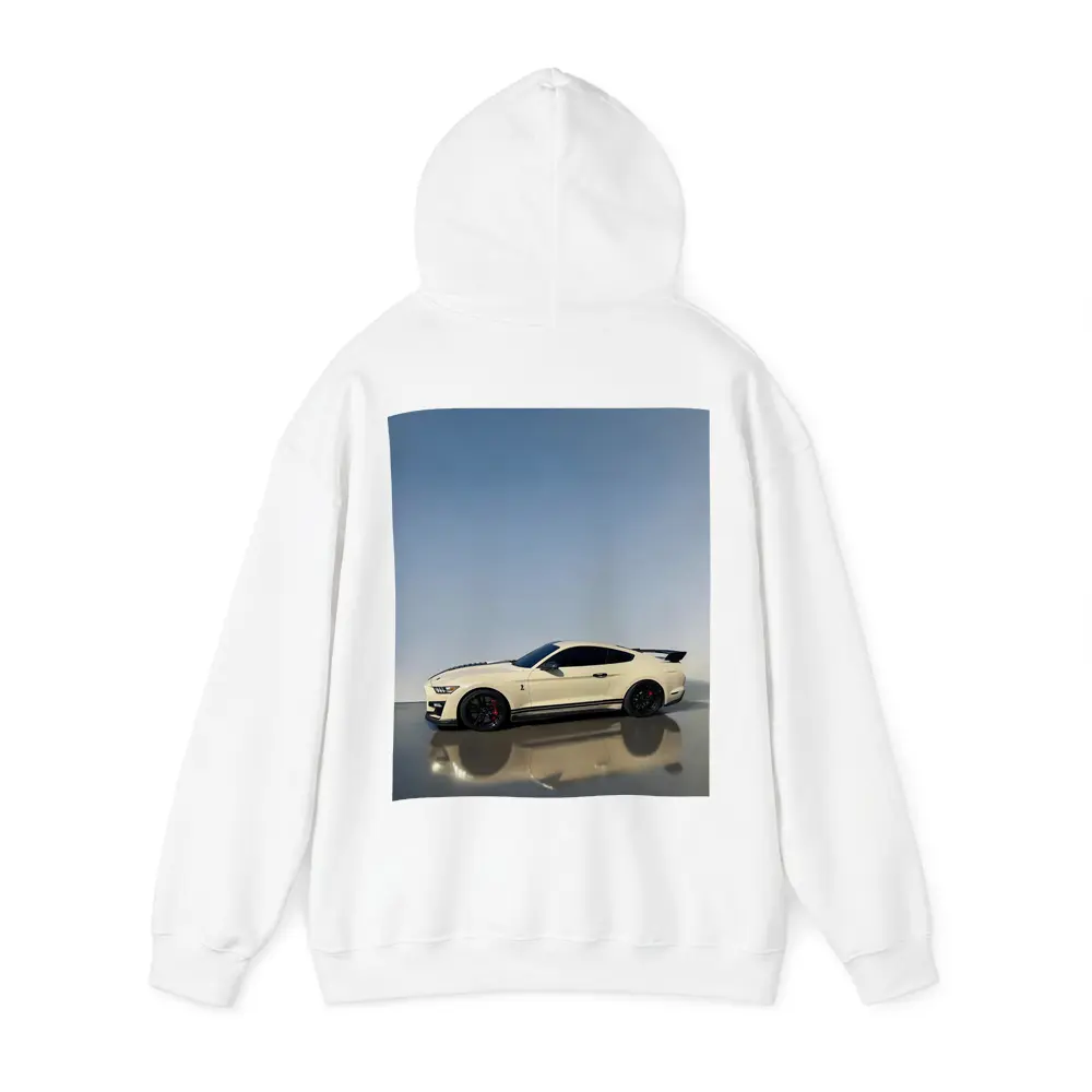 Ford Mustang Shelby GT500 White Studio – Hoodies