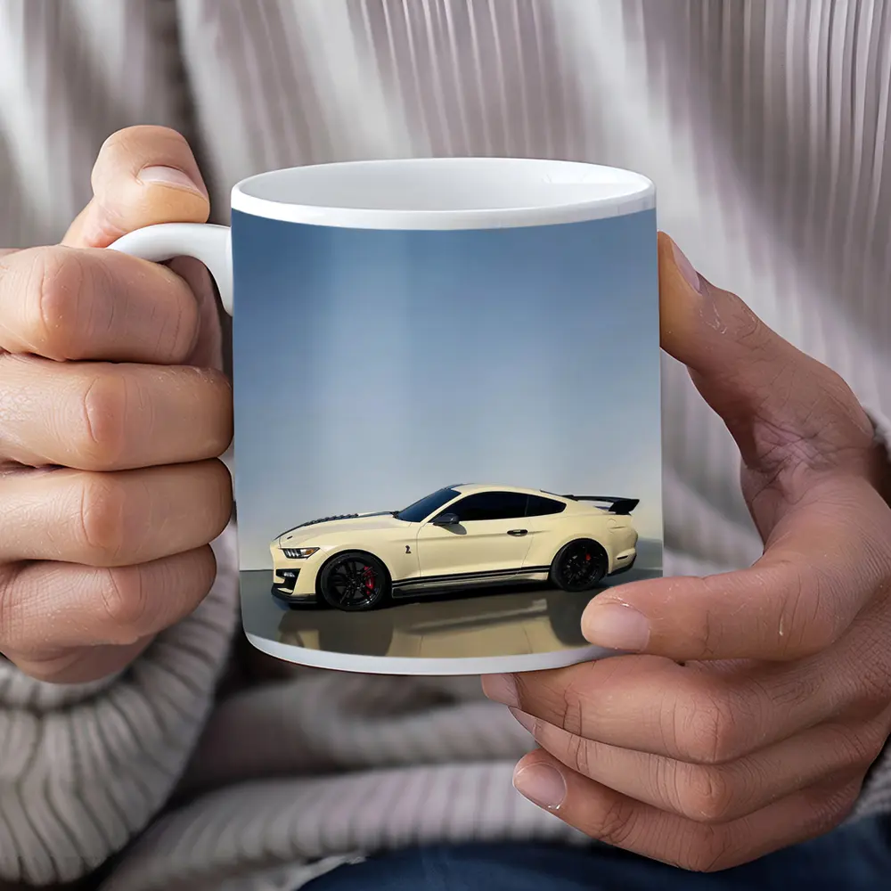 Ford Mustang Shelby GT500 White Studio – Mugs