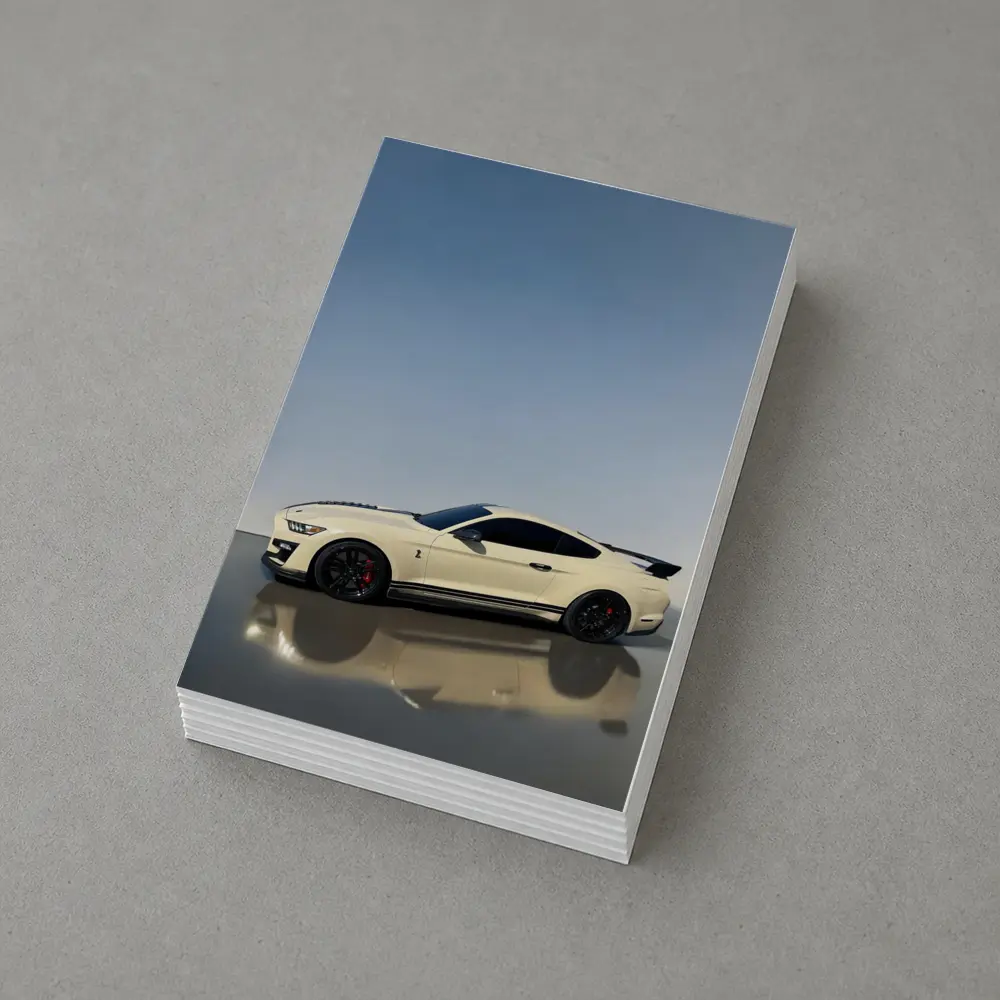 Ford Mustang Shelby GT500 White Studio – Postcards