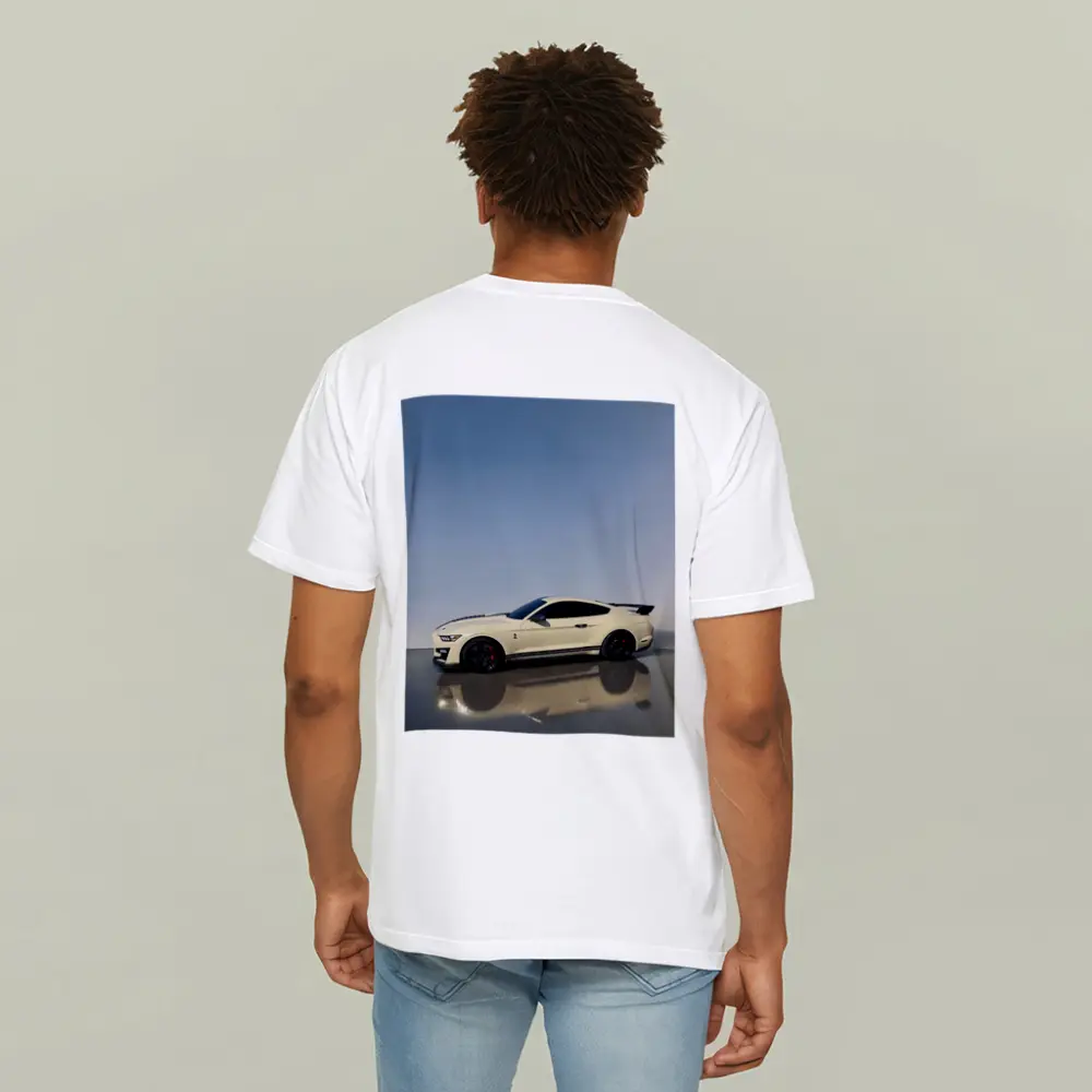 Ford Mustang Shelby GT500 White Studio – T-Shirts