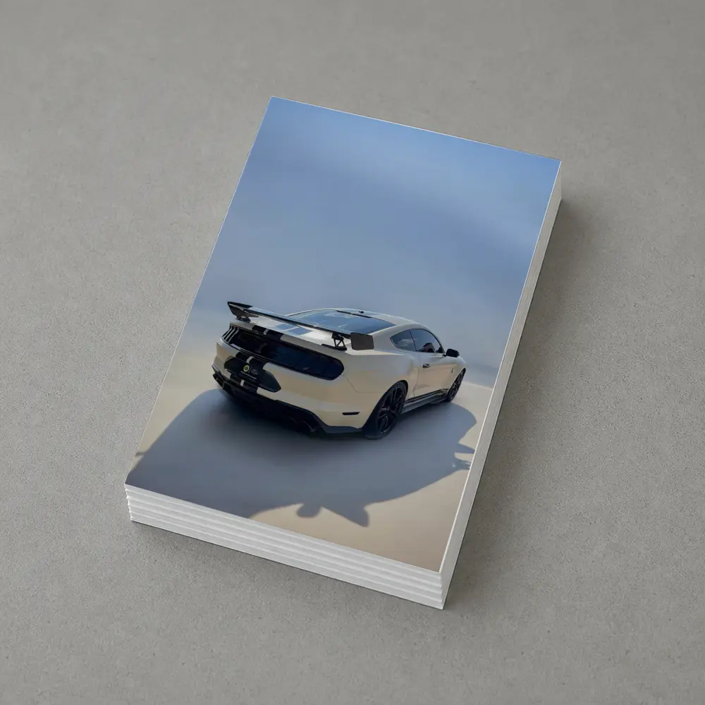 Ford Mustang Shelby GT500 White Desert – Postcards