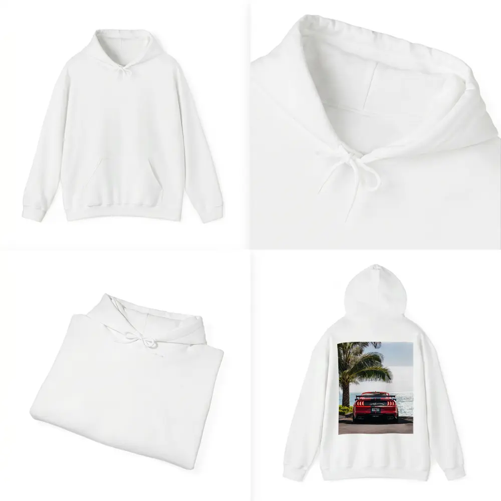 Ford Mustang Shelby GT500 Red Ocean View – Hoodies