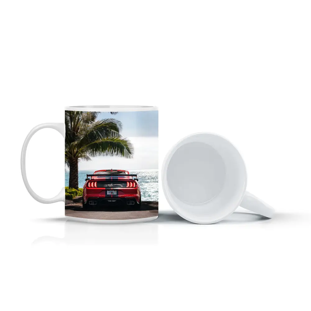 Ford Mustang Shelby GT500 Red Ocean View – Mugs