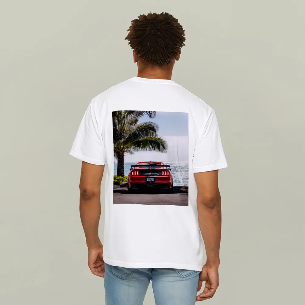 Ford Mustang Shelby GT500 Red Ocean View – T-Shirts