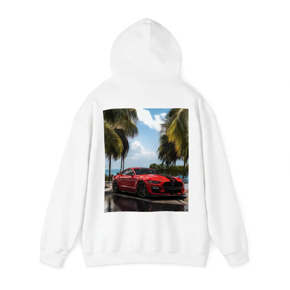 Ford Mustang Shelby GT500 Red Palm Trees – Hoodies