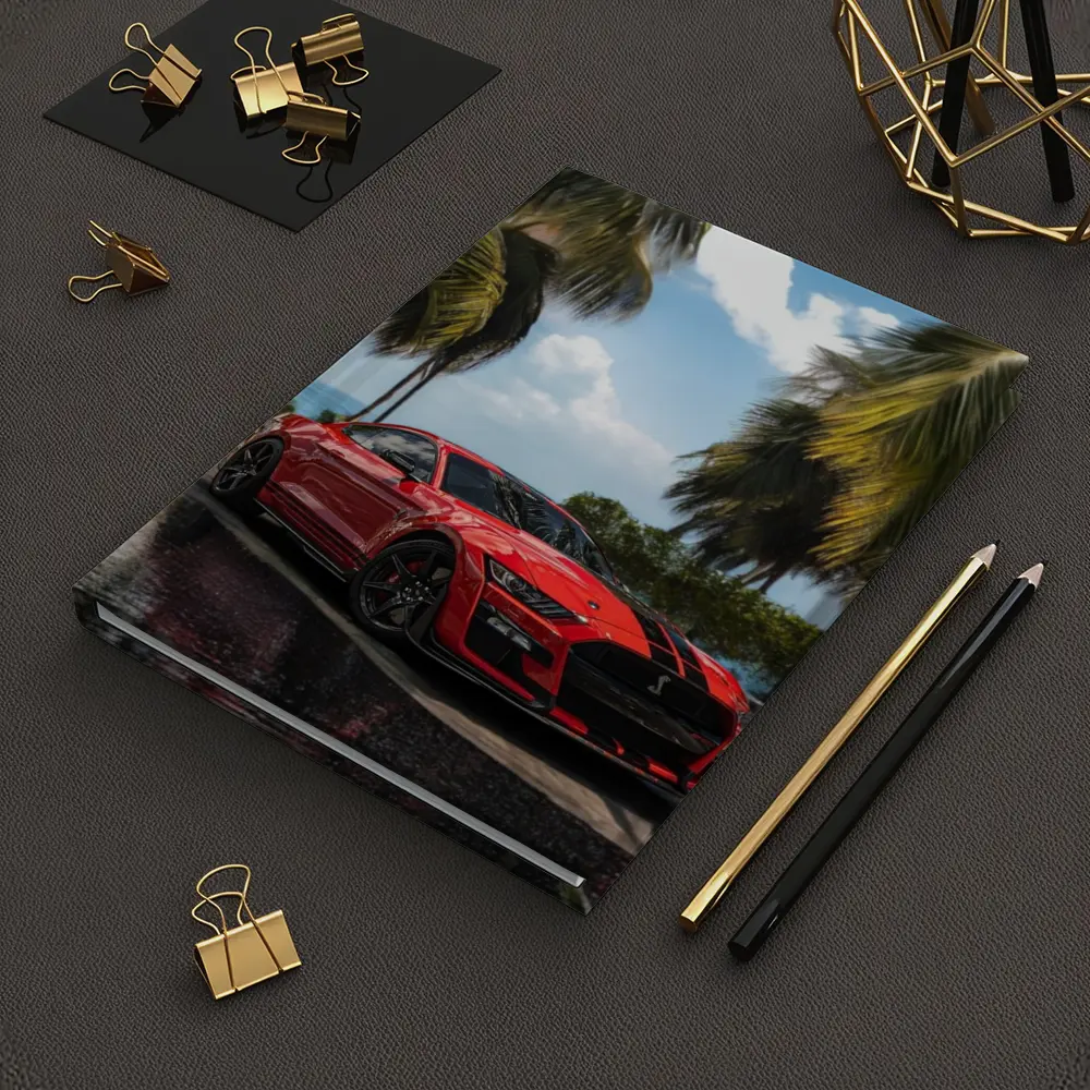 Ford Mustang Shelby GT500 Red Palm Trees – Notebooks