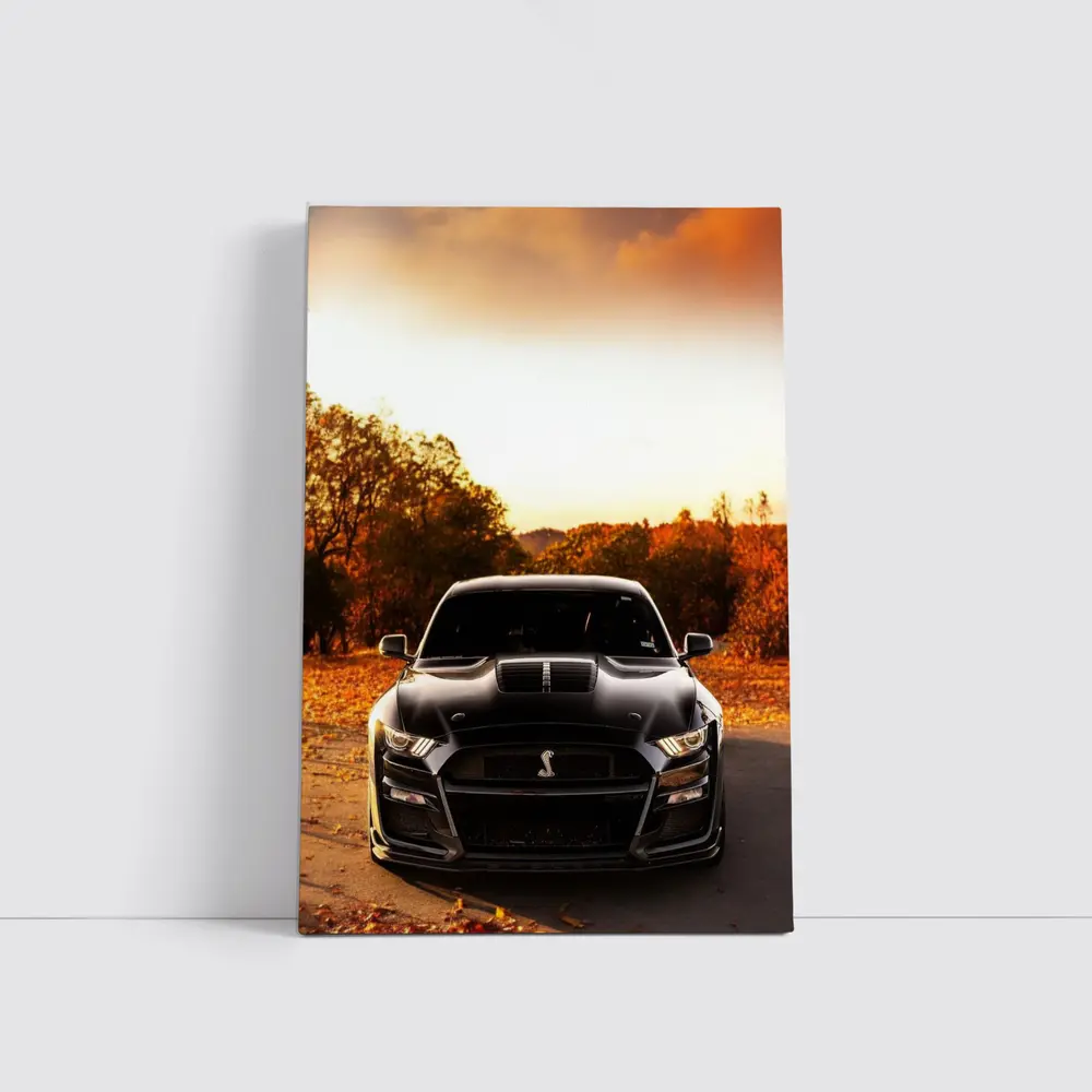 Ford Mustang Shelby GT500 Autumn Sunset – Wall Art