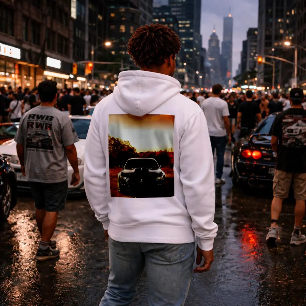 Ford Mustang Shelby GT500 Autumn Sunset – Hoodies